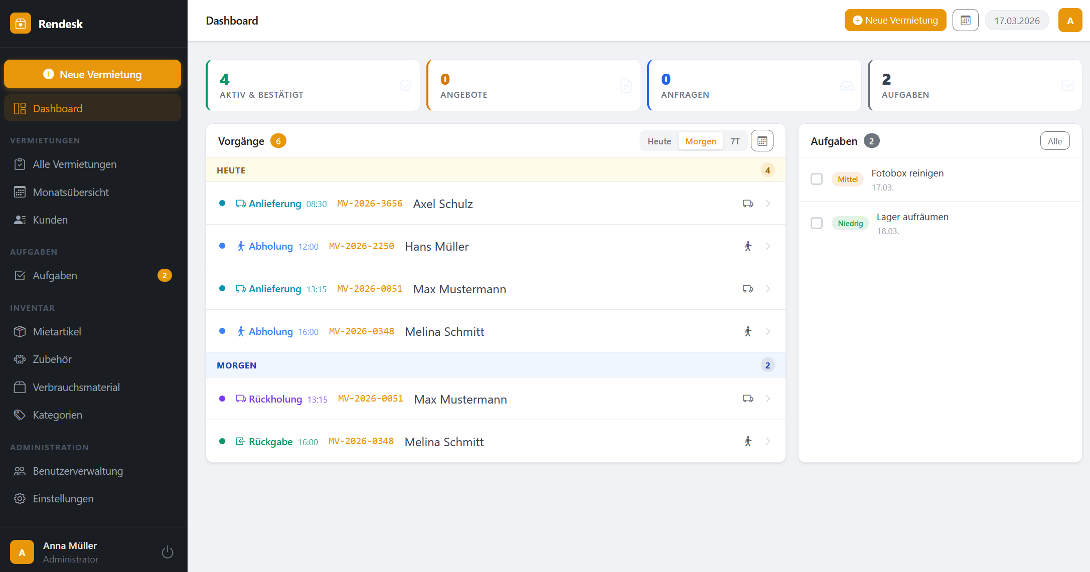 rendesk Screenshot #0