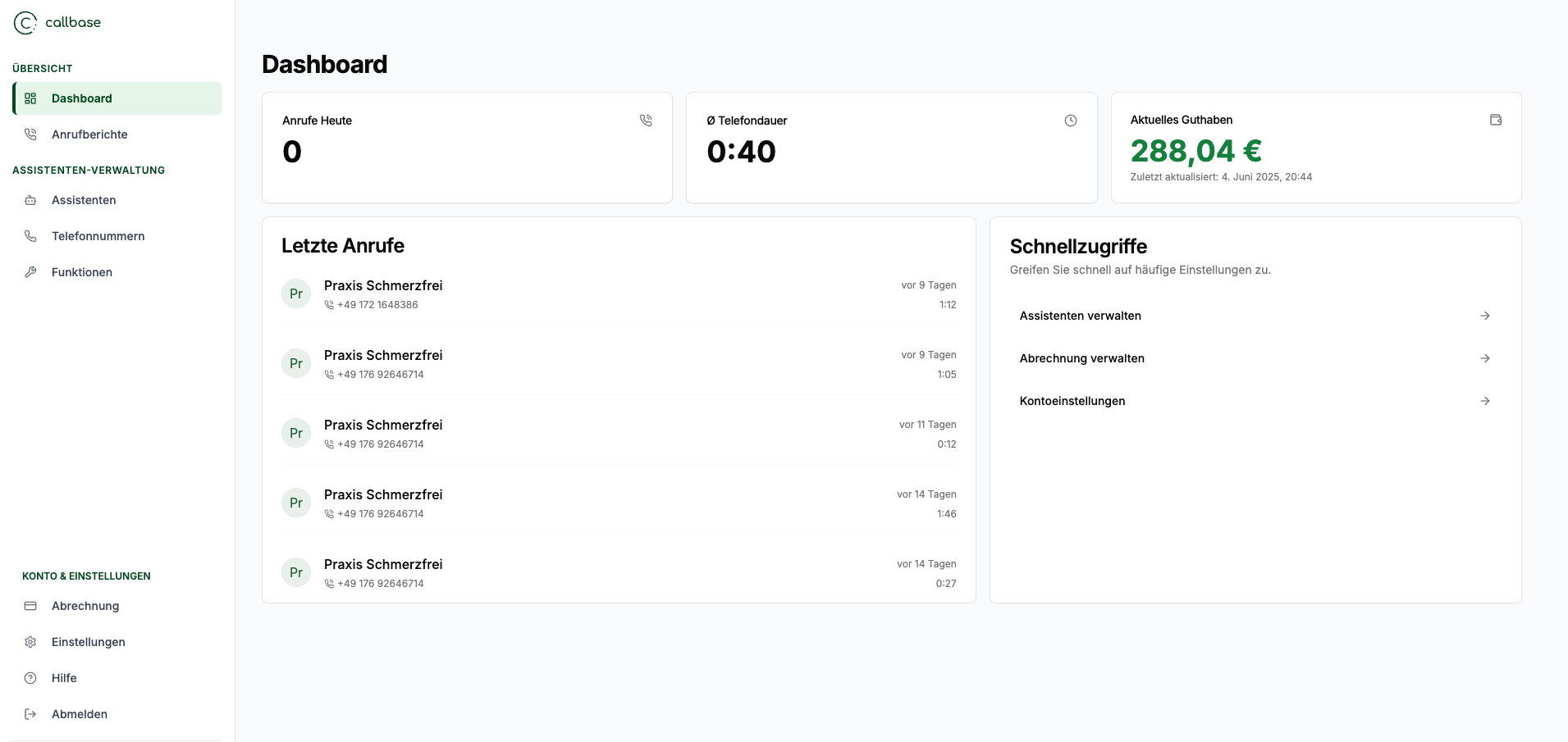 Callbase.eu Screenshot #0
