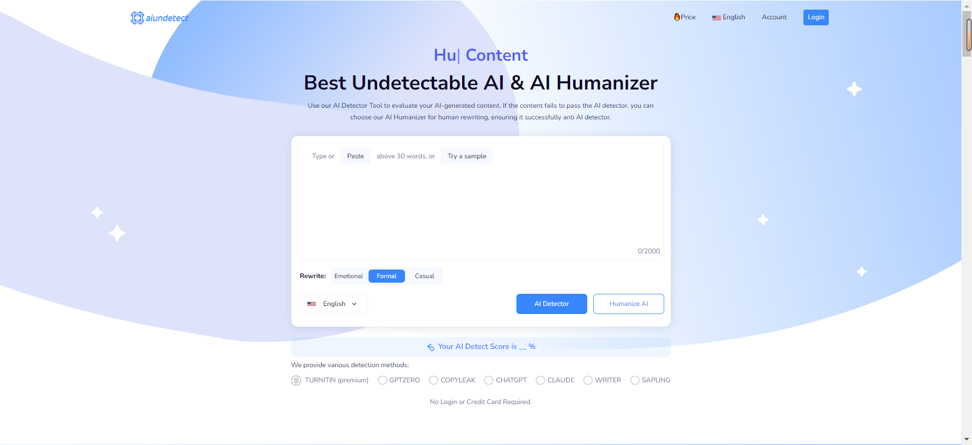 AI Undetect Screenshot #0