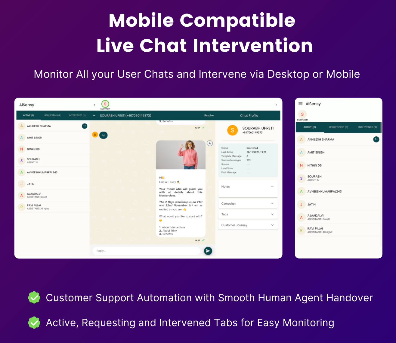 AiSensy Screenshot #0