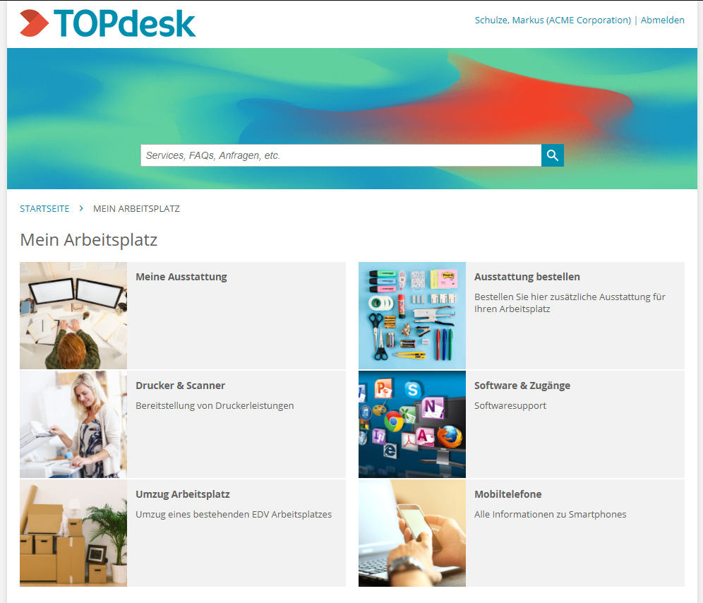 TOPdesk Screenshot