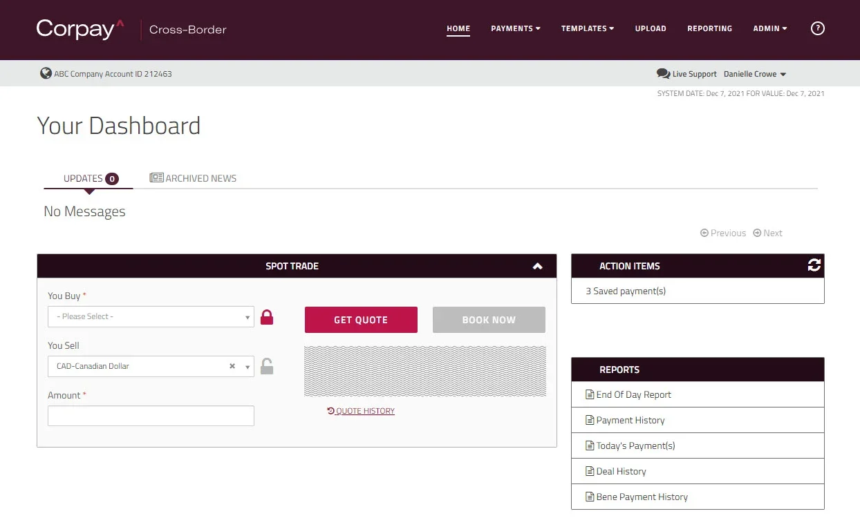 Corpay Cross-Border Screenshot #0