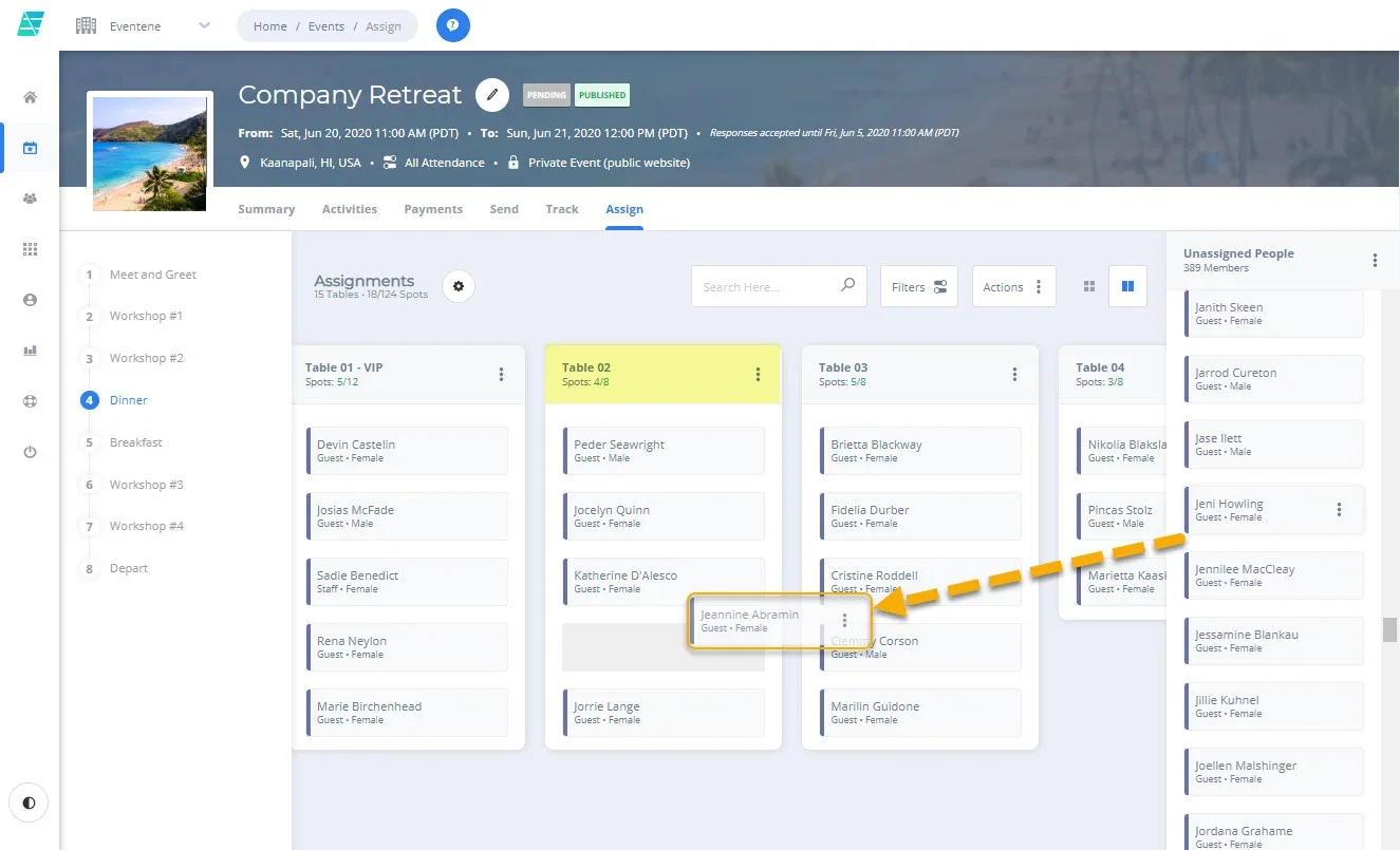 Eventene Screenshot #0