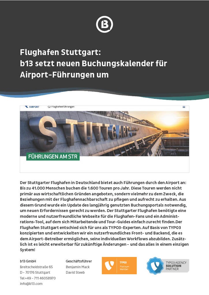 Case Study Stuttgart Airport