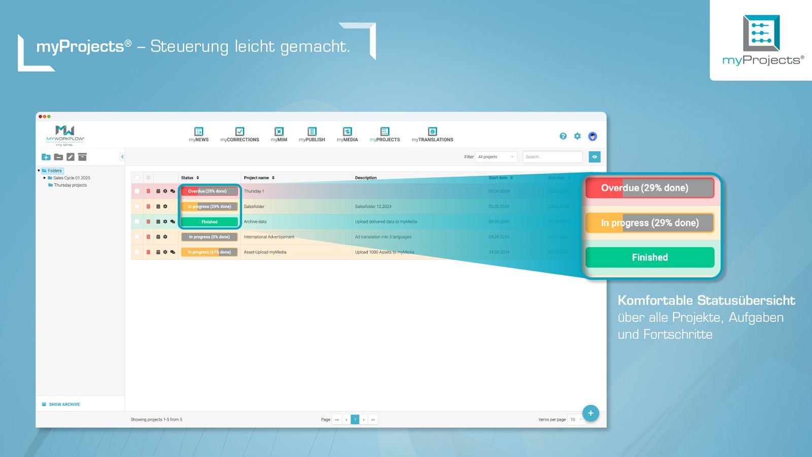 myProjects Screenshot #0