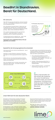 Onepager german Versorgungsindustrie