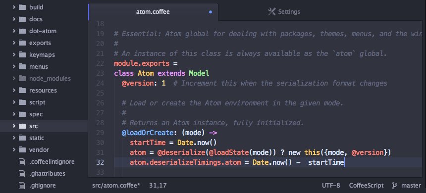 Atom Screenshot #0