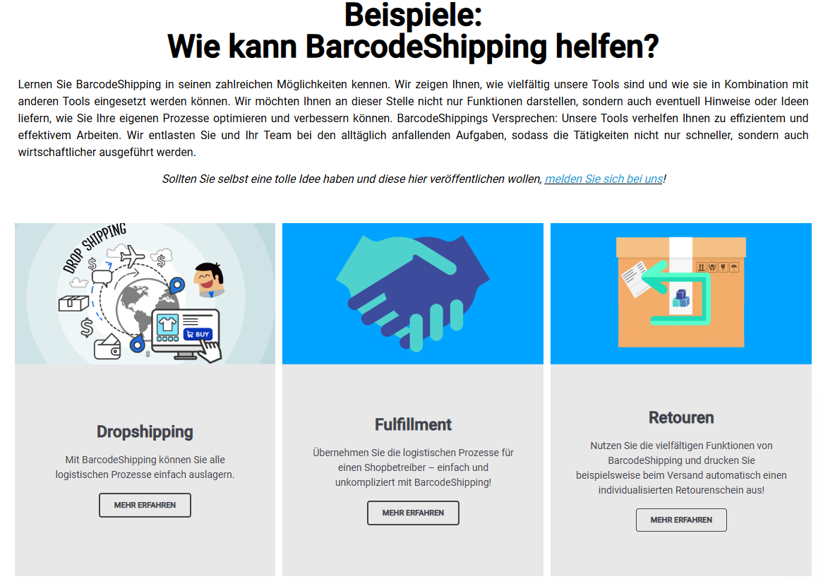 Barcode.Shipping Versandsoftware Screenshot #0