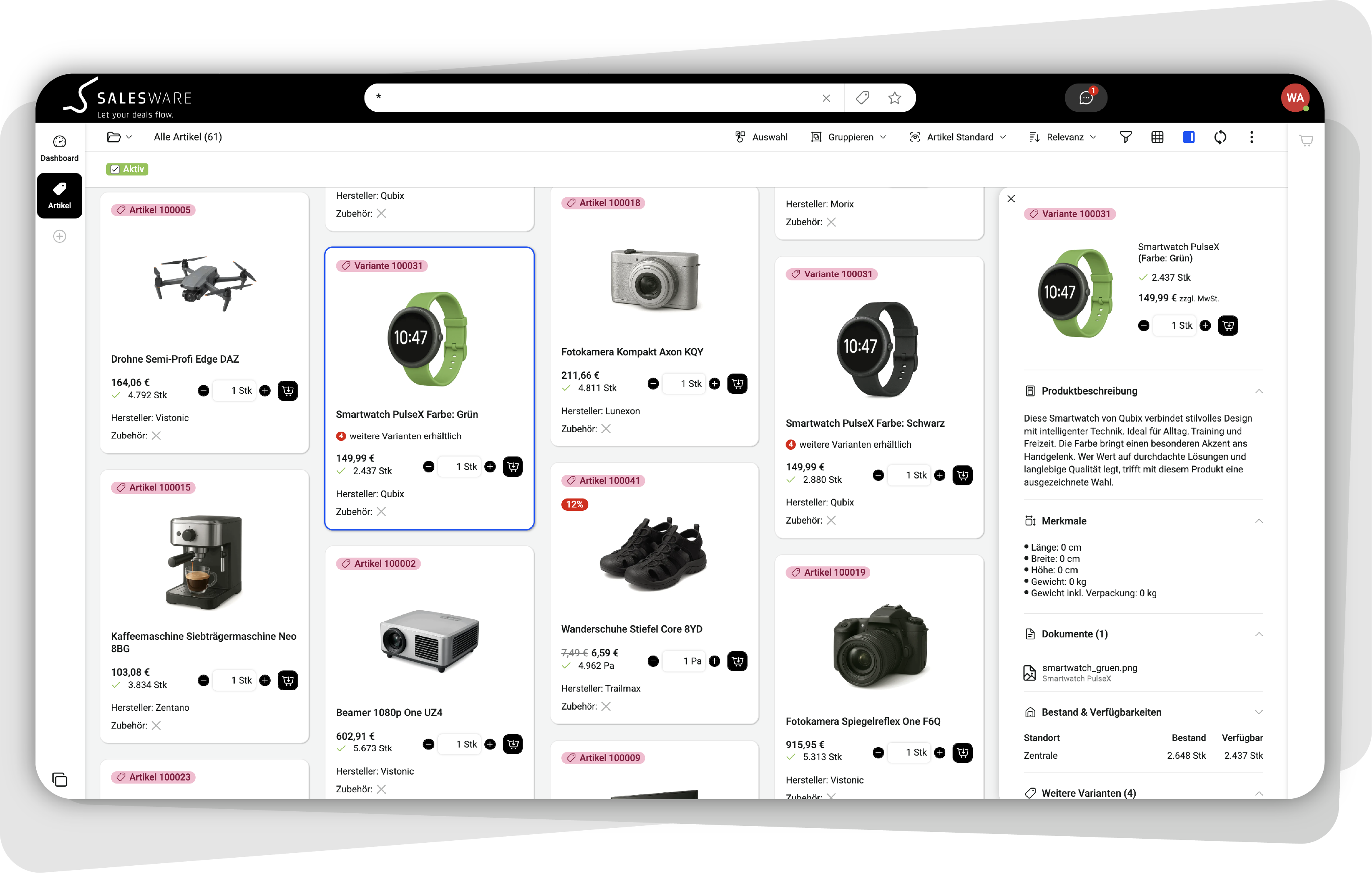 Salesware Screenshot #0