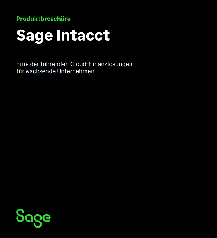 product brochure - Sage Intacct