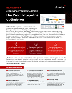 Die Produktpipeline optimieren