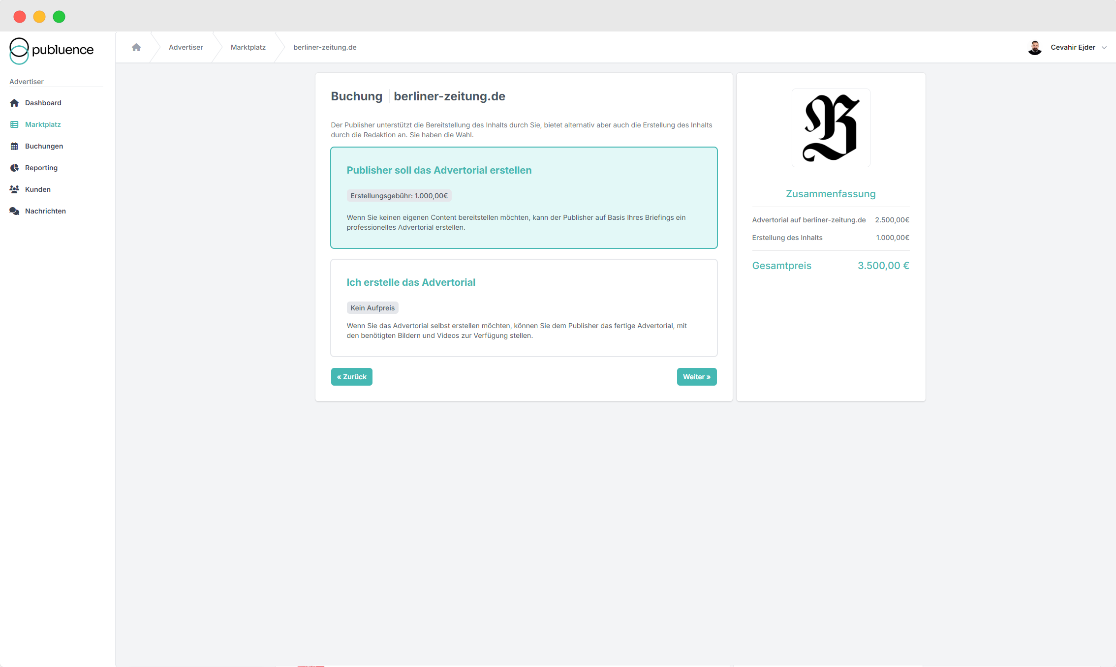 publuence Screenshot #0