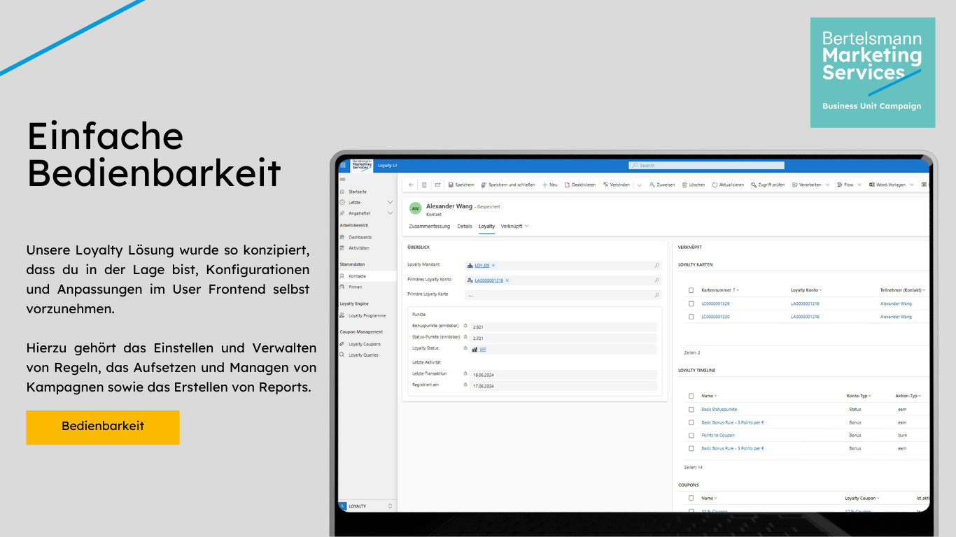 Bertelsmann Marketing Services - Loyalty & Experience Screenshot #0