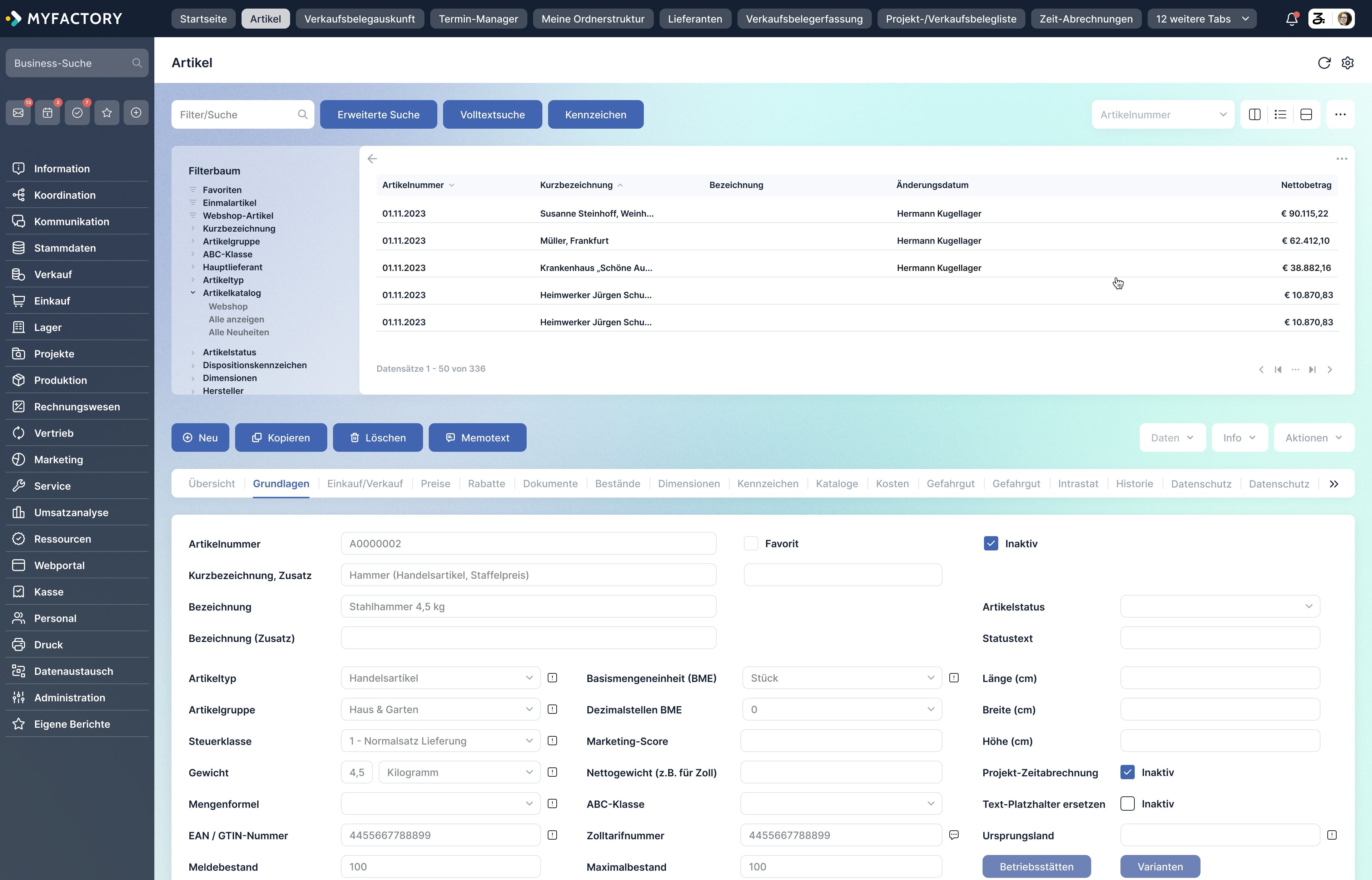 Myfactory Screenshot #0