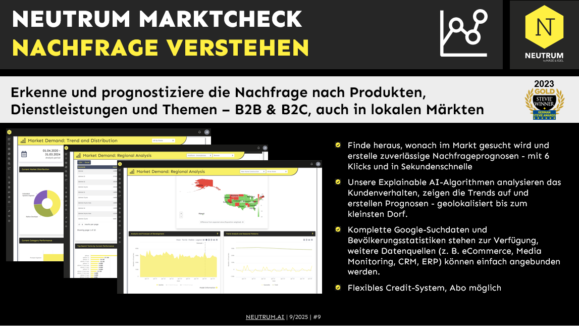 NEUTRUM MARKTCHECK Screenshot #0
