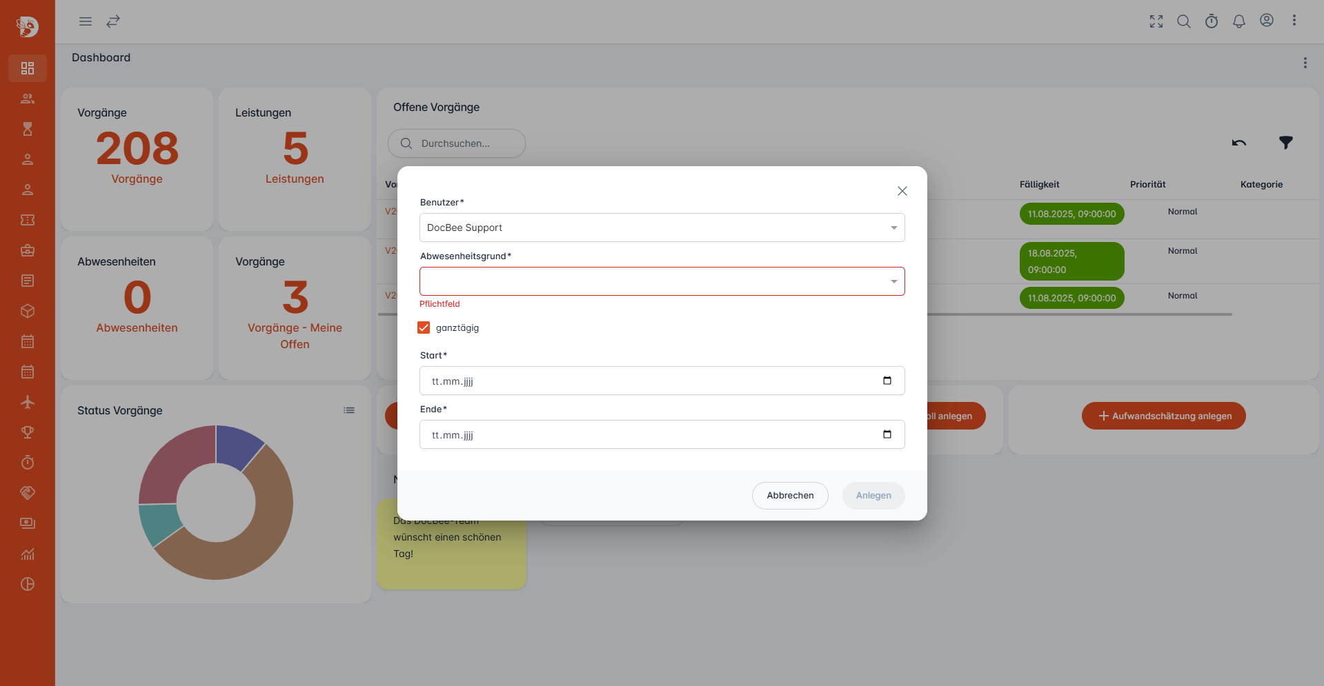DocBee Ticket-System Screenshot #0