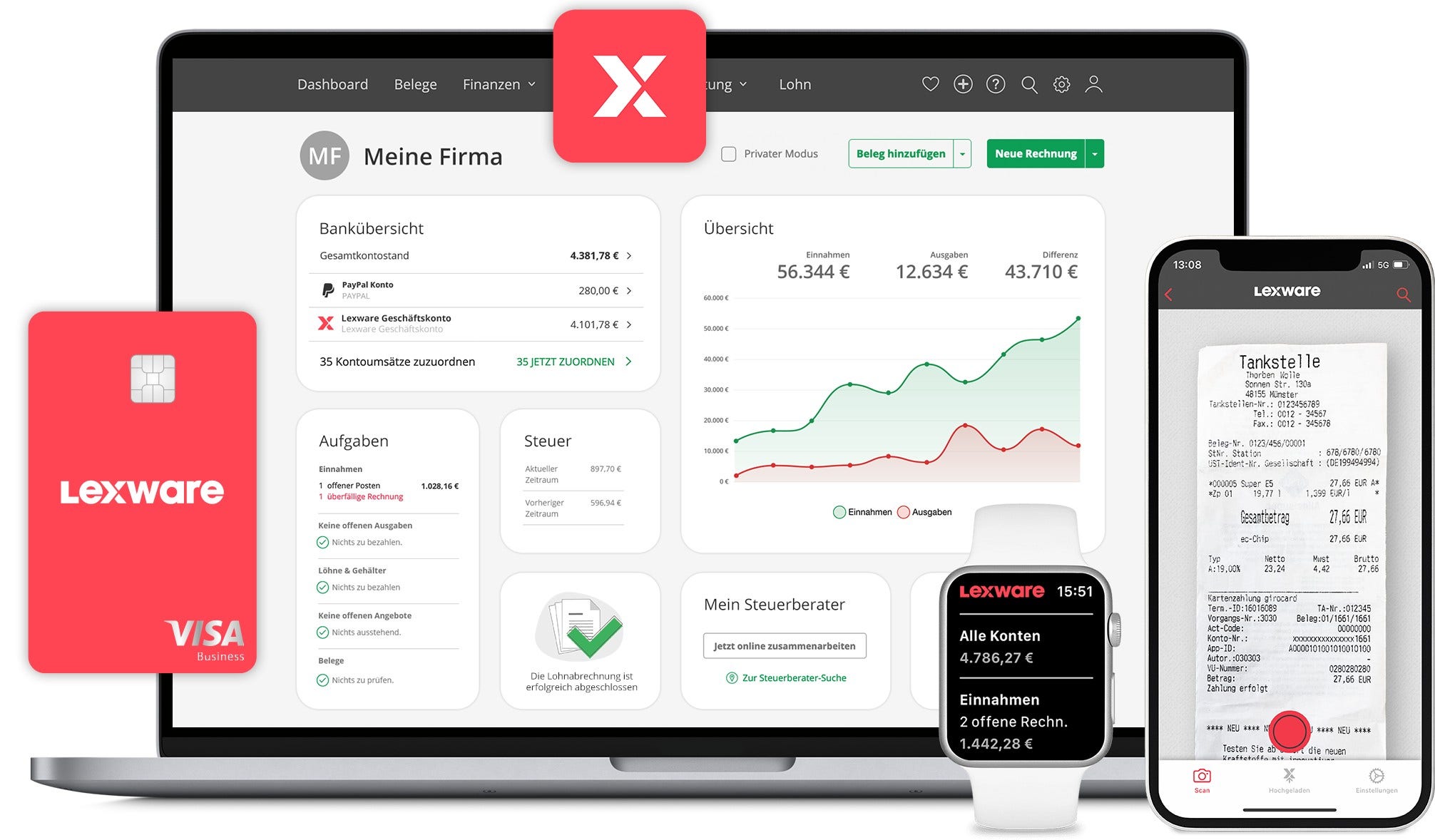 Lexware Office Screenshot