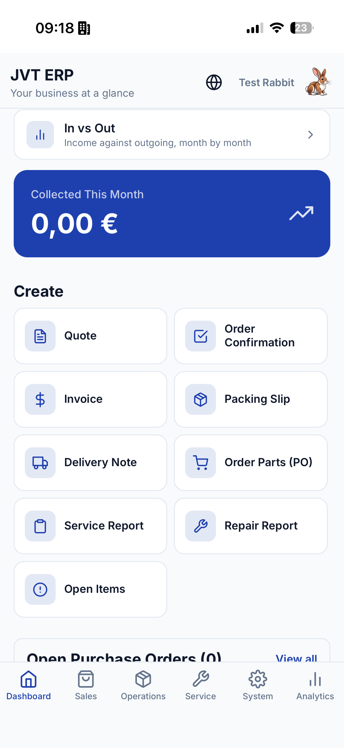 JVT-ERP Screenshot #0
