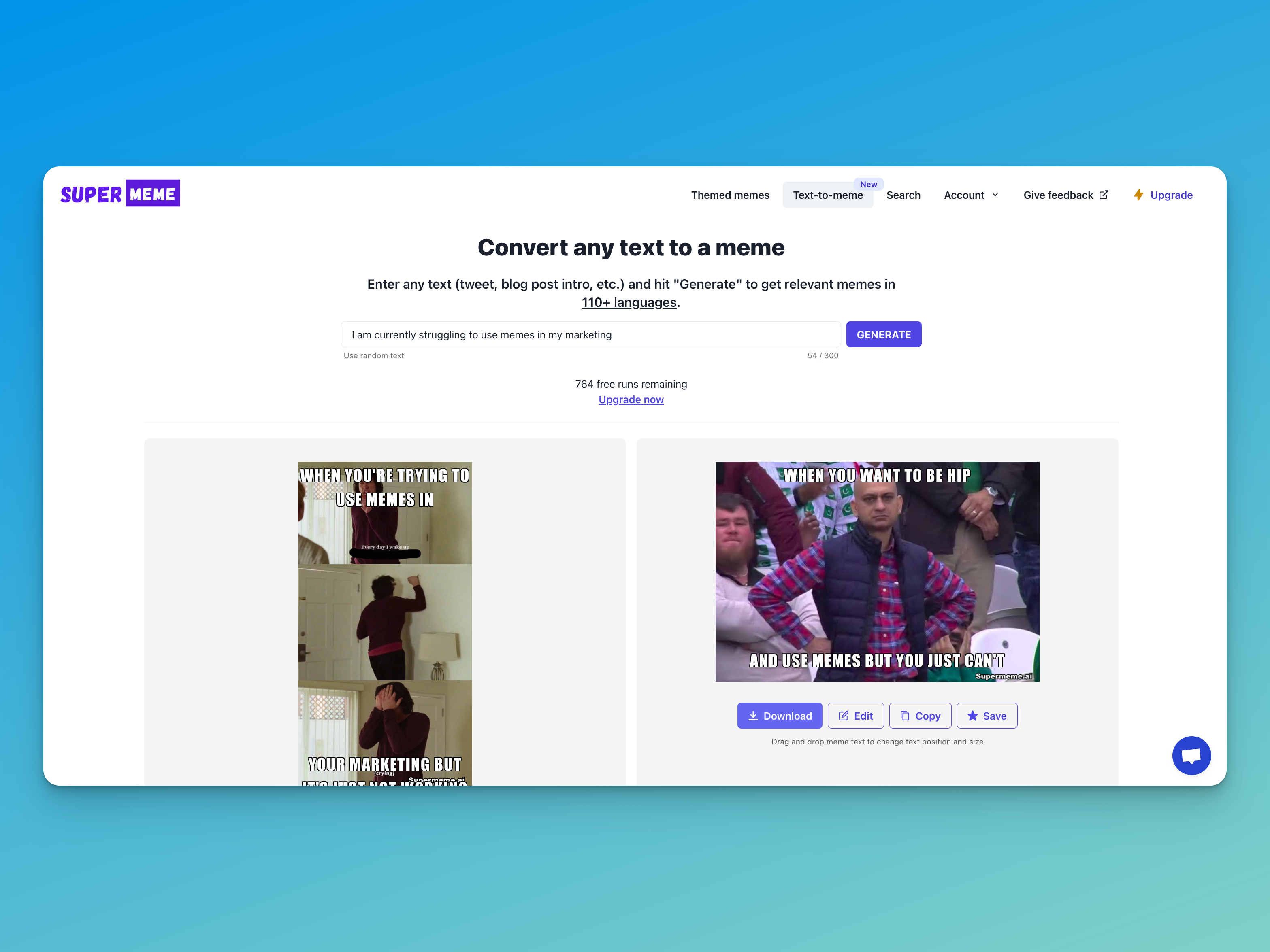 Supermeme.ai Screenshot #0