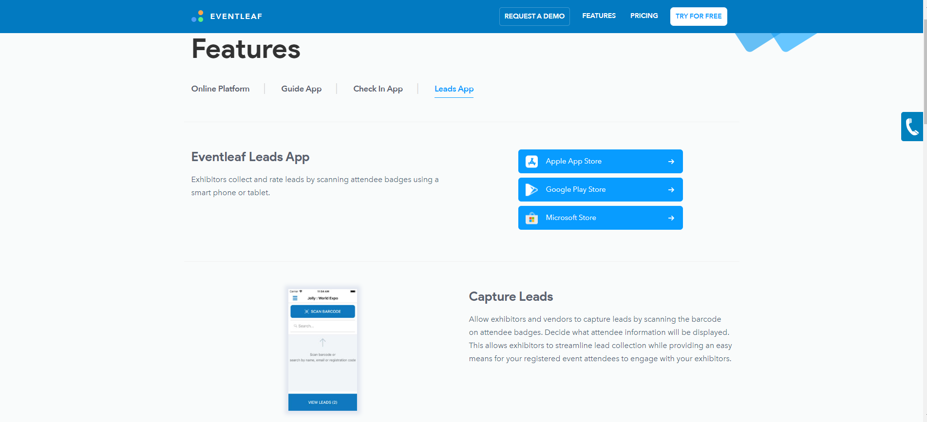 Eventleaf Screenshot #0