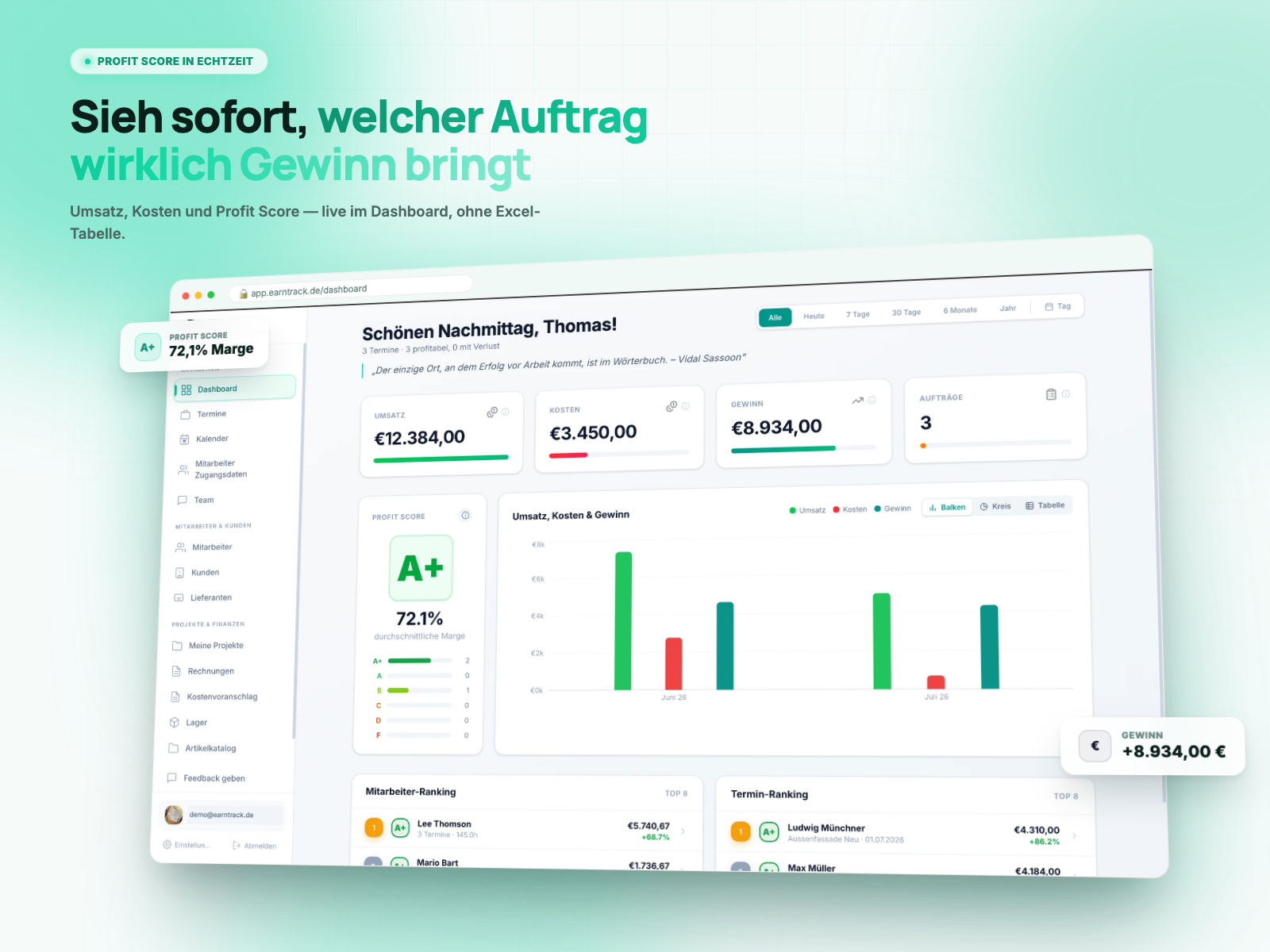 EarnTrack Screenshot #0