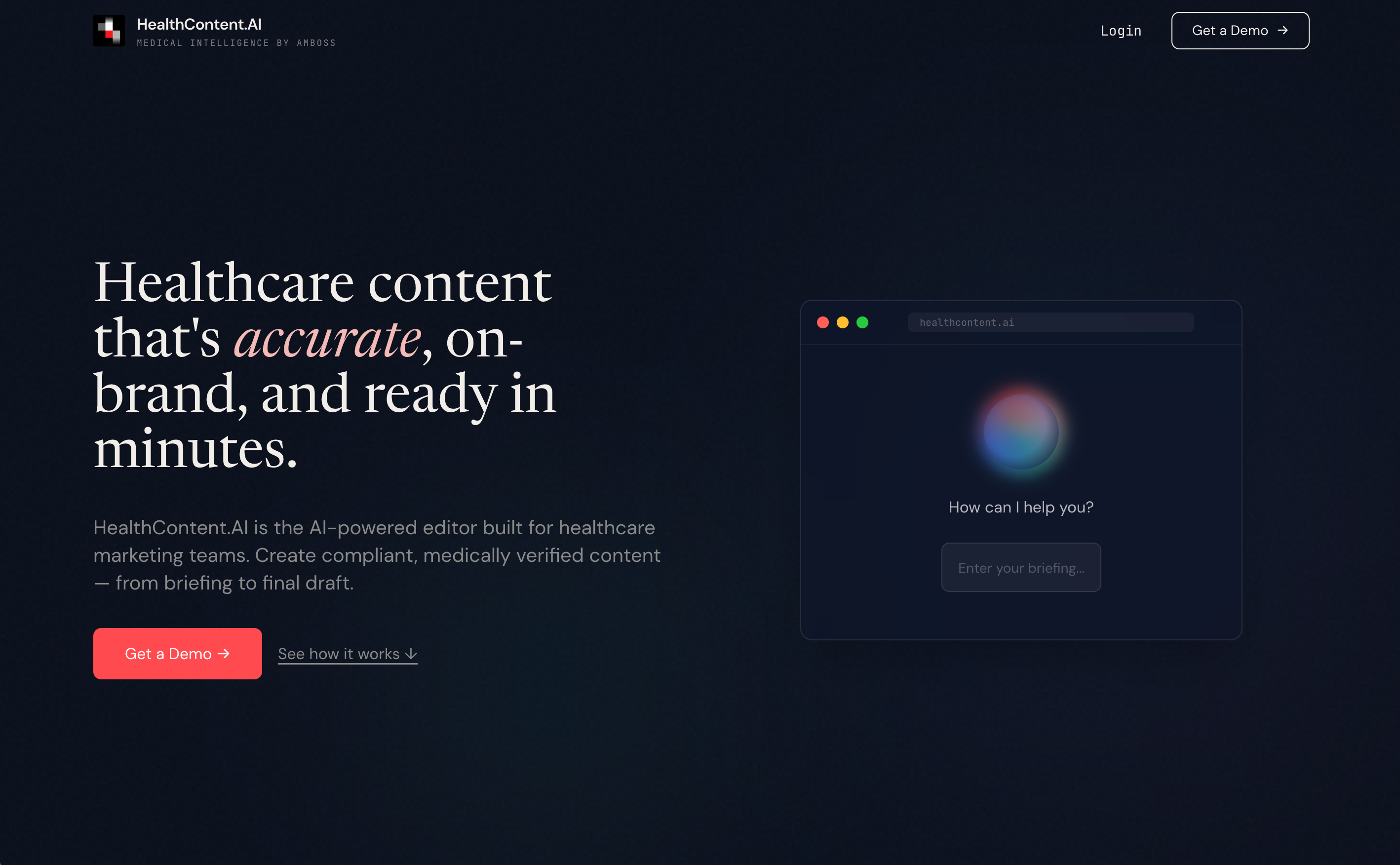HealthContent.AI Screenshot #0