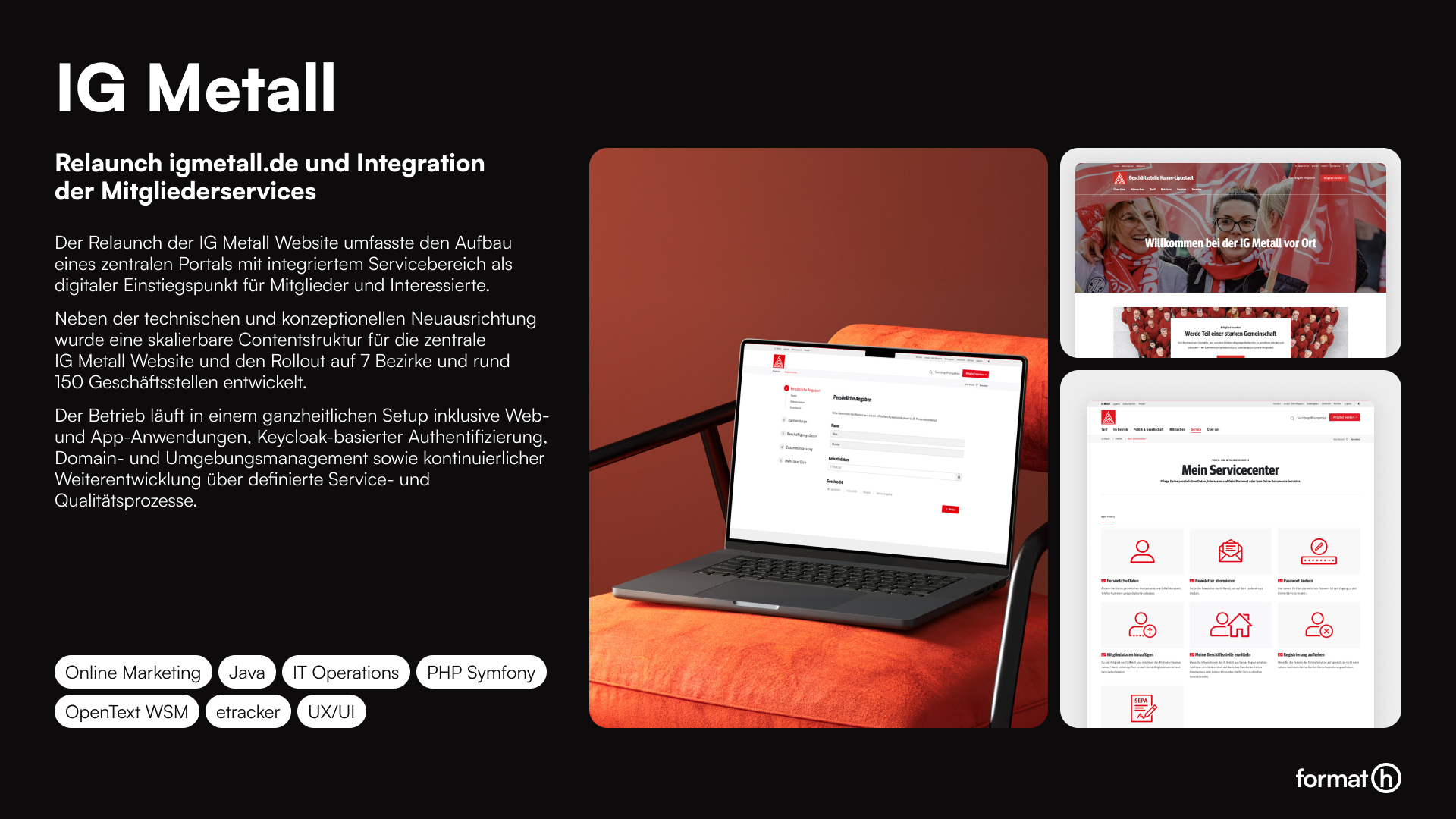 format h Projekte & Portfolio Screenshot #5