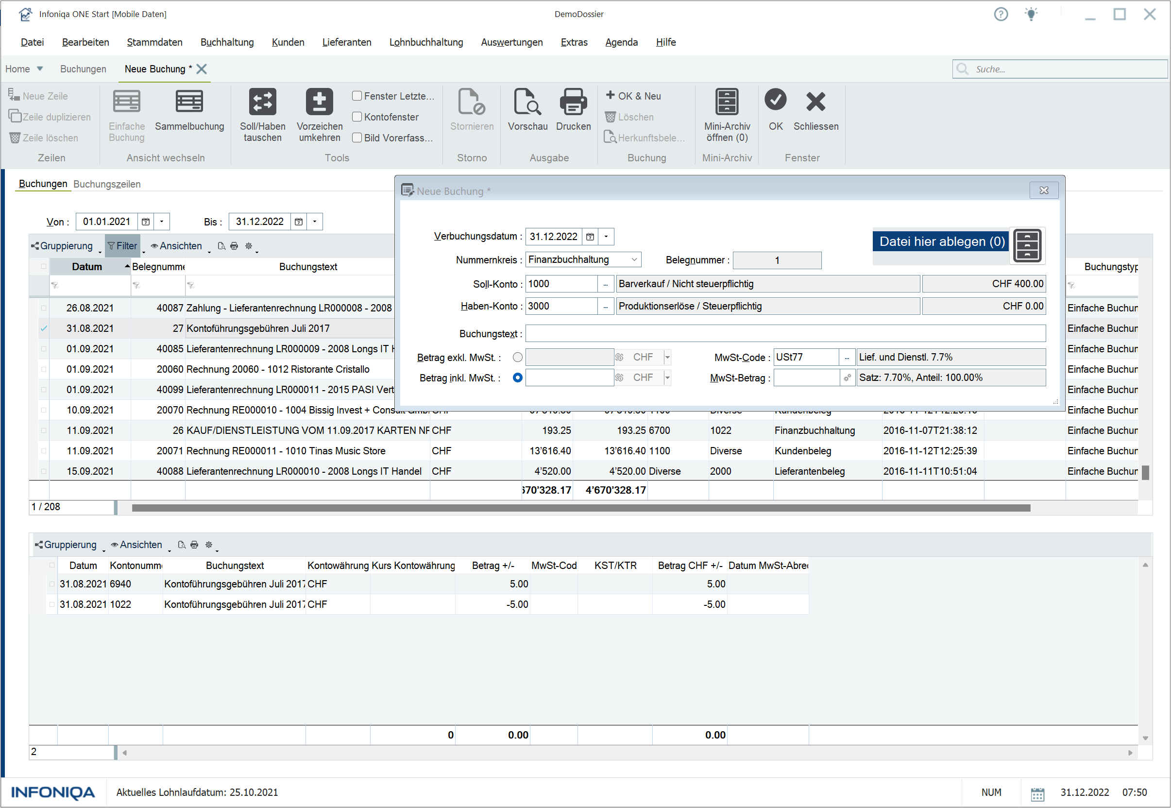 Infoniqa Finance Screenshot #0