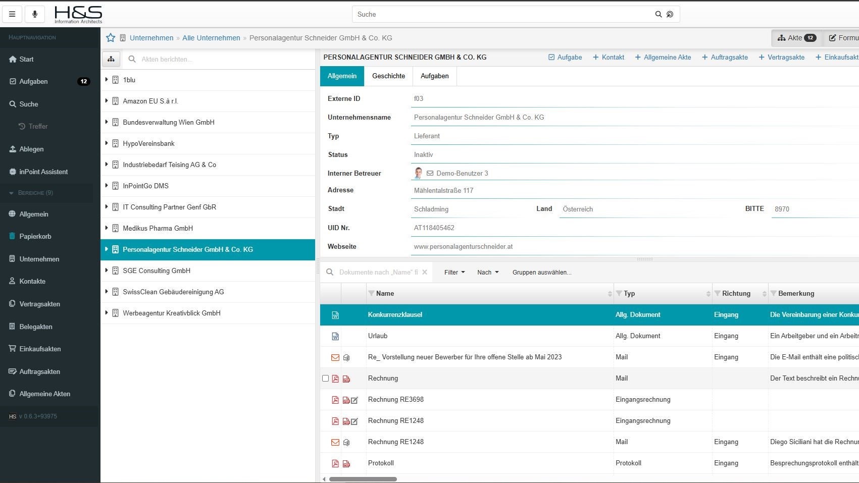 inPoint DMS Screenshot #0