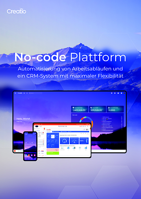 Creatio No-Code Plattform