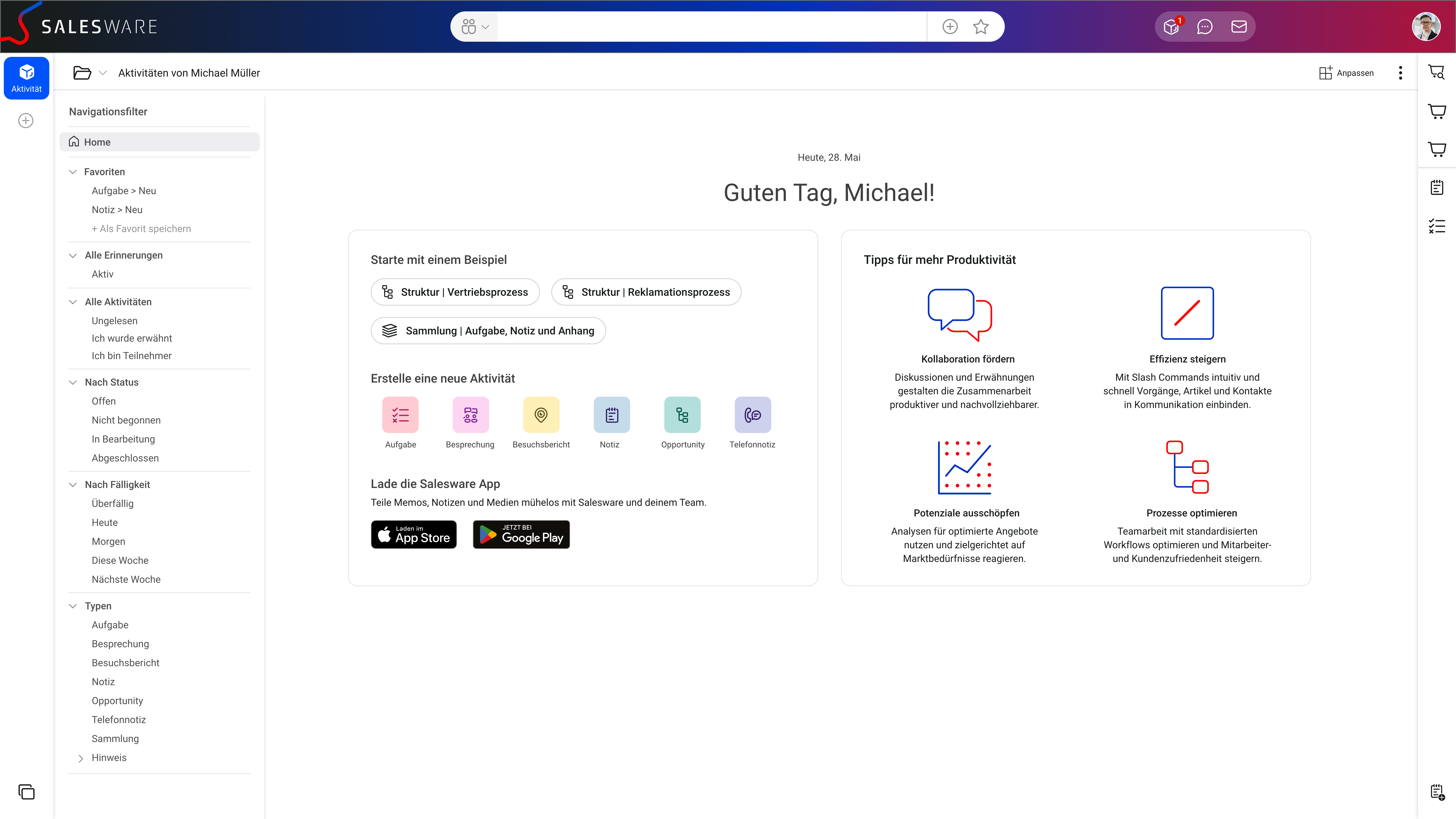 Salesware Screenshot #0
