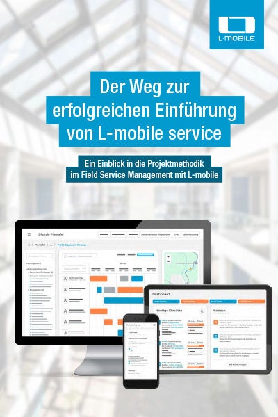 Projektmethodik der L-mobile im Field Service -Digitalisierungsprojekt