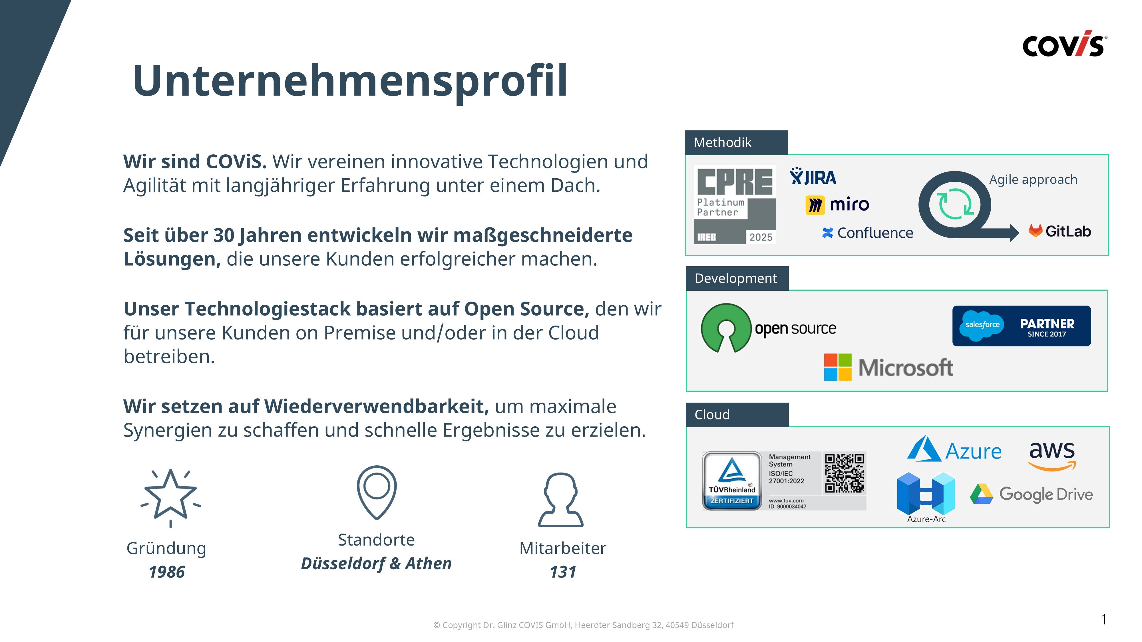 COViS Projects & Portfolio Screenshot #1