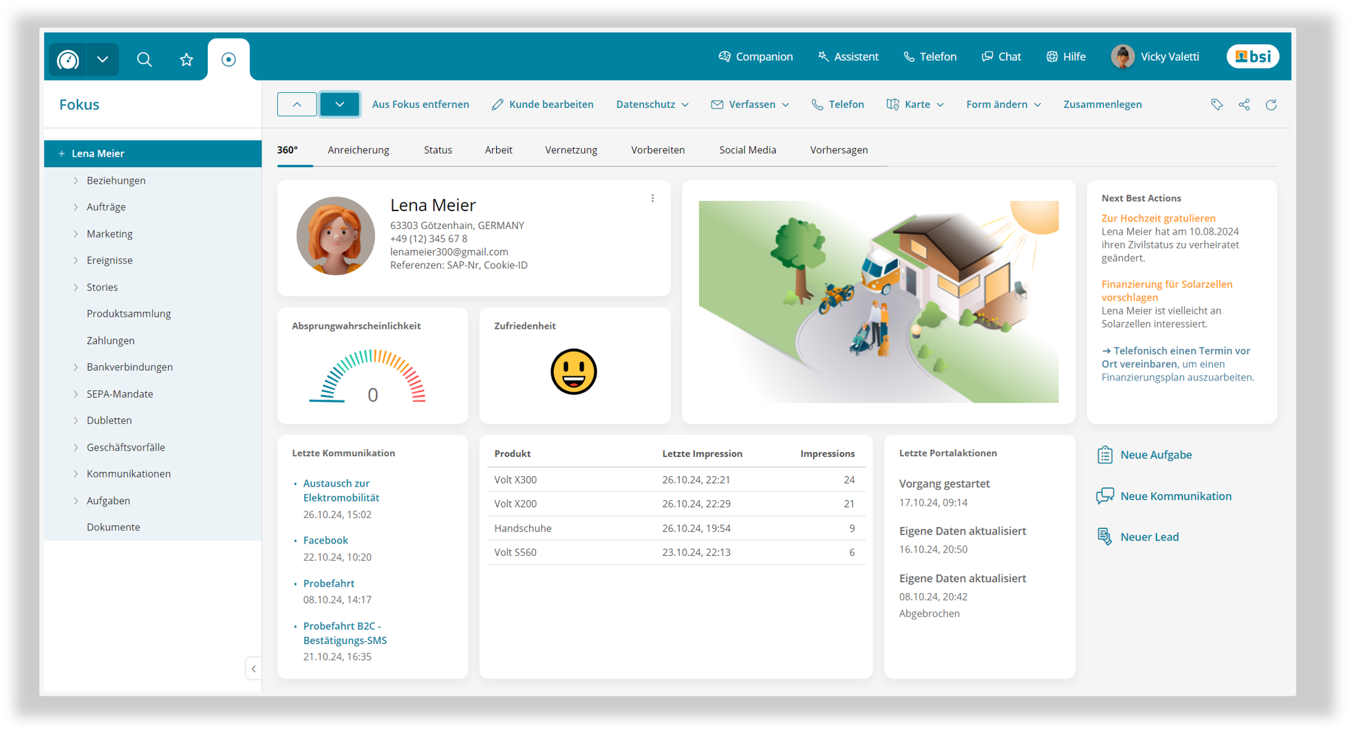 BSI Customer Suite Screenshot #0