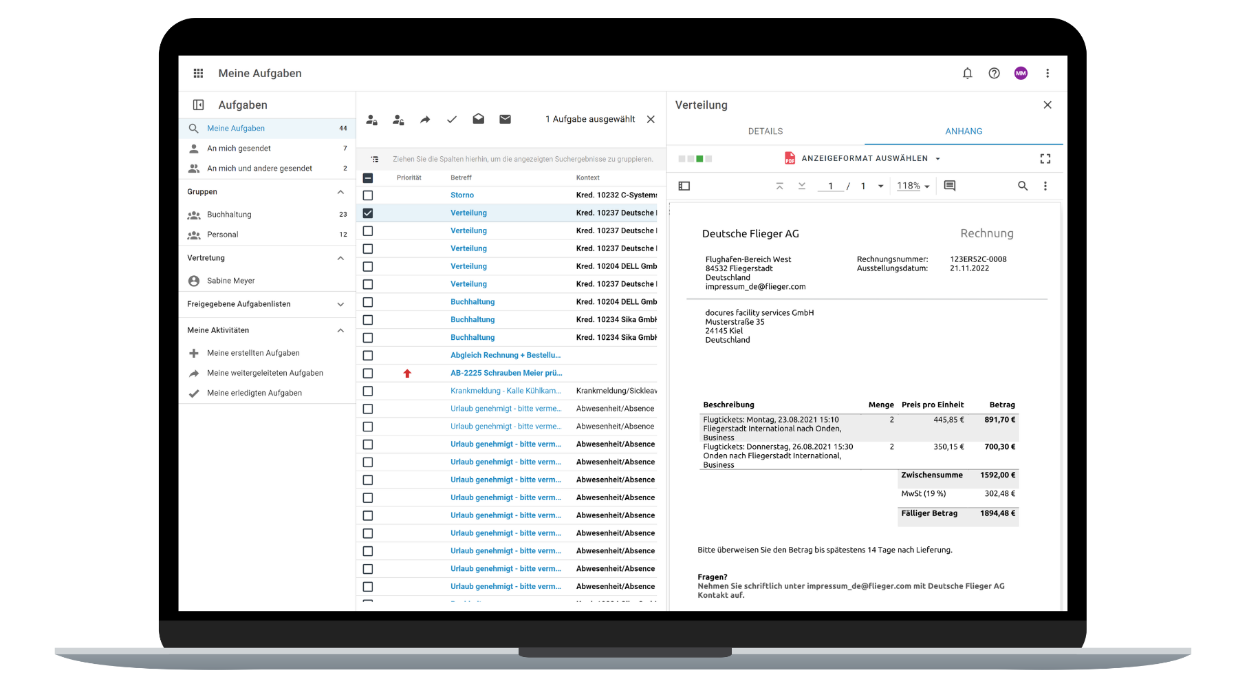 d.velop documents Screenshot