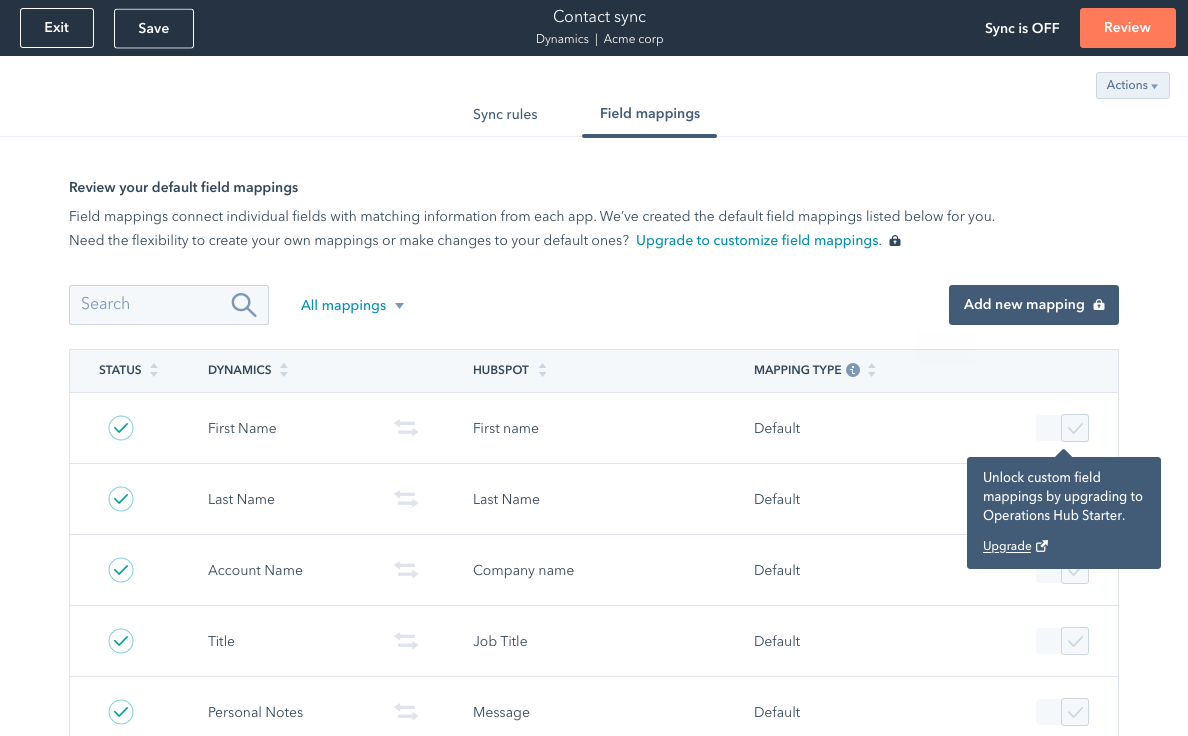 HubSpot Operations Hub Screenshot #0