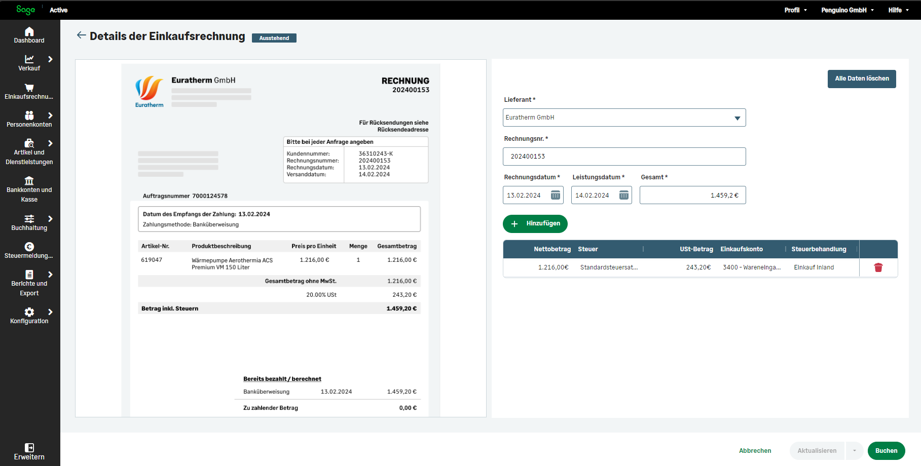 Sage Active Screenshot