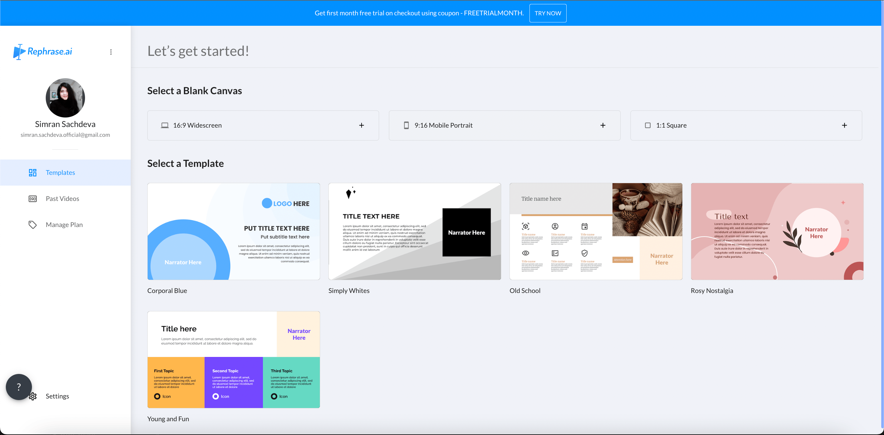 Rephrase.ai Screenshot #0