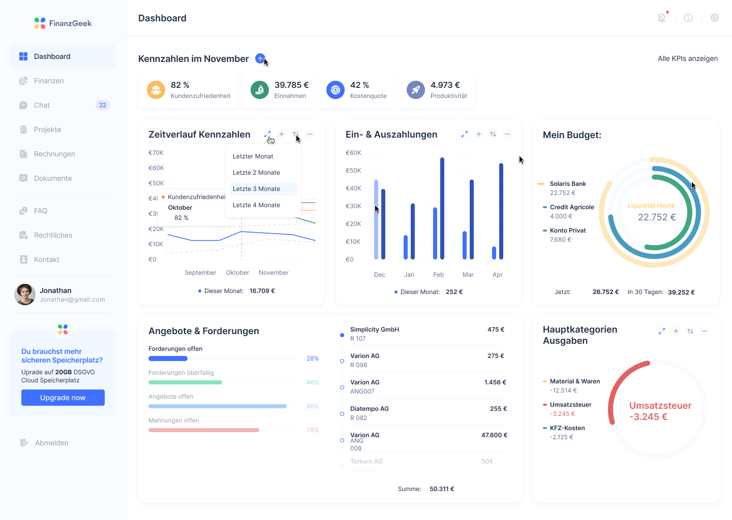 FinanzGeek Screenshot