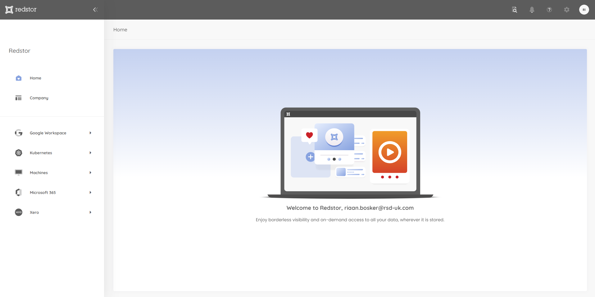 Redstor Backup Screenshot #0