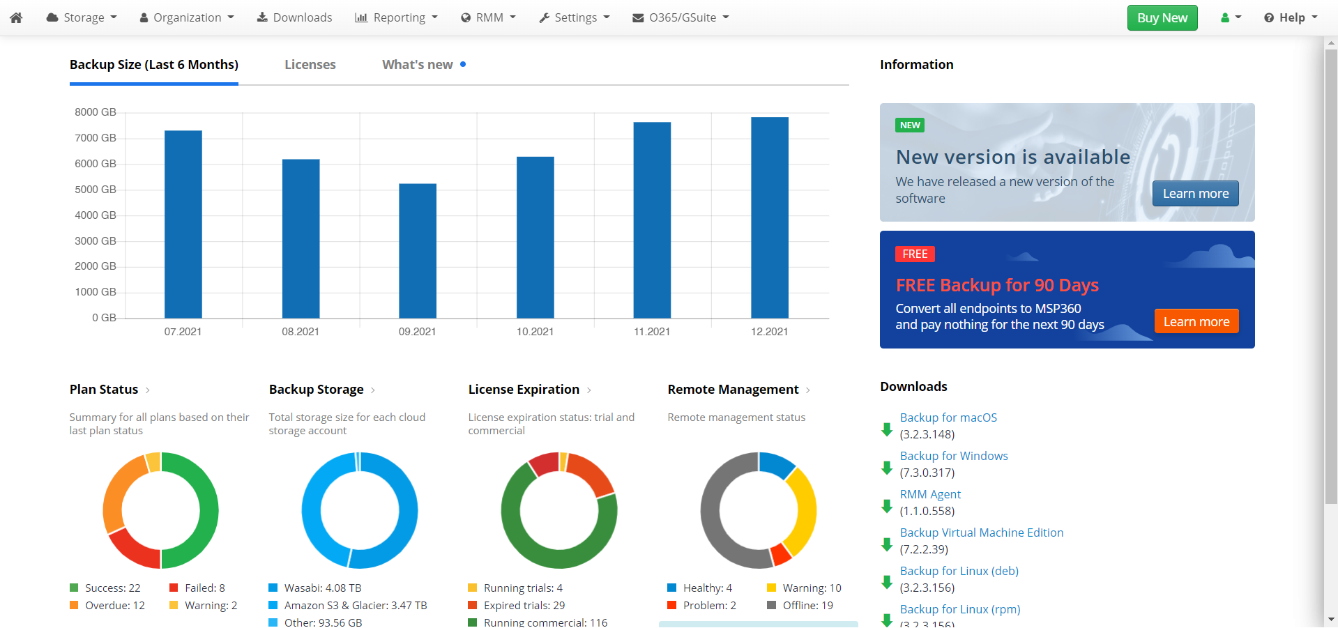 MSP360 Screenshot #0