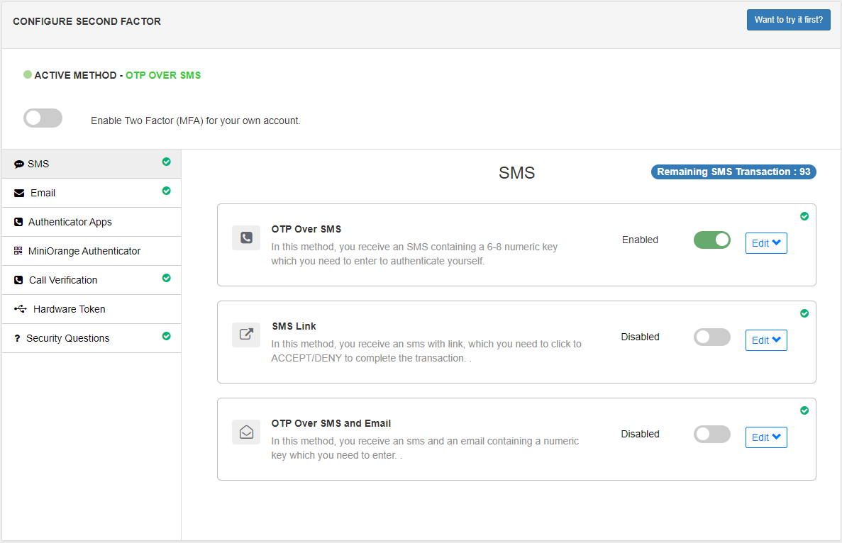 miniOrange Screenshot #0