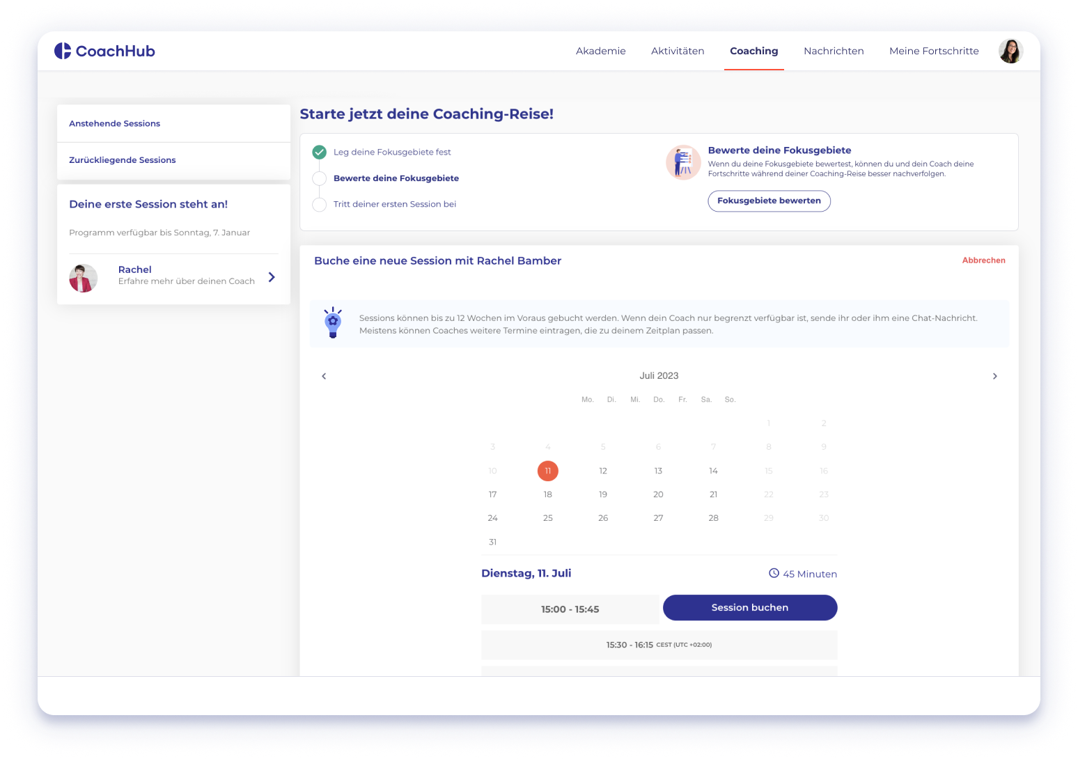 CoachHub Screenshot #0