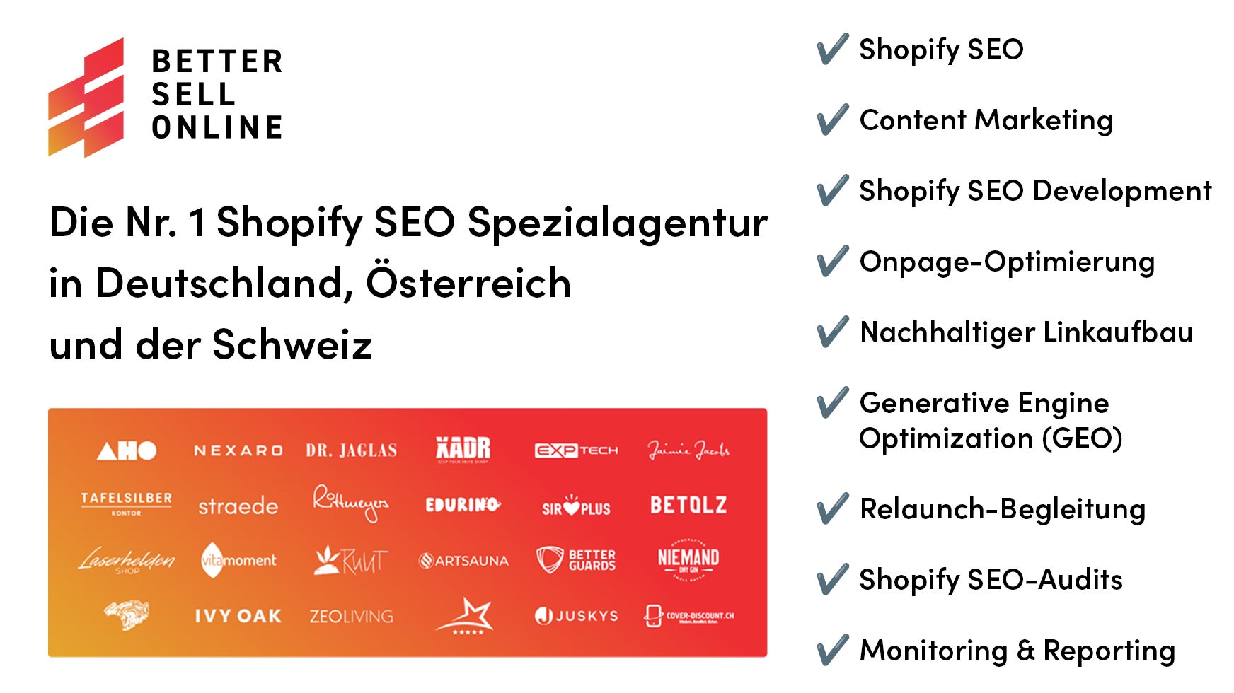 Better Sell Online - Shopify SEO Agentur