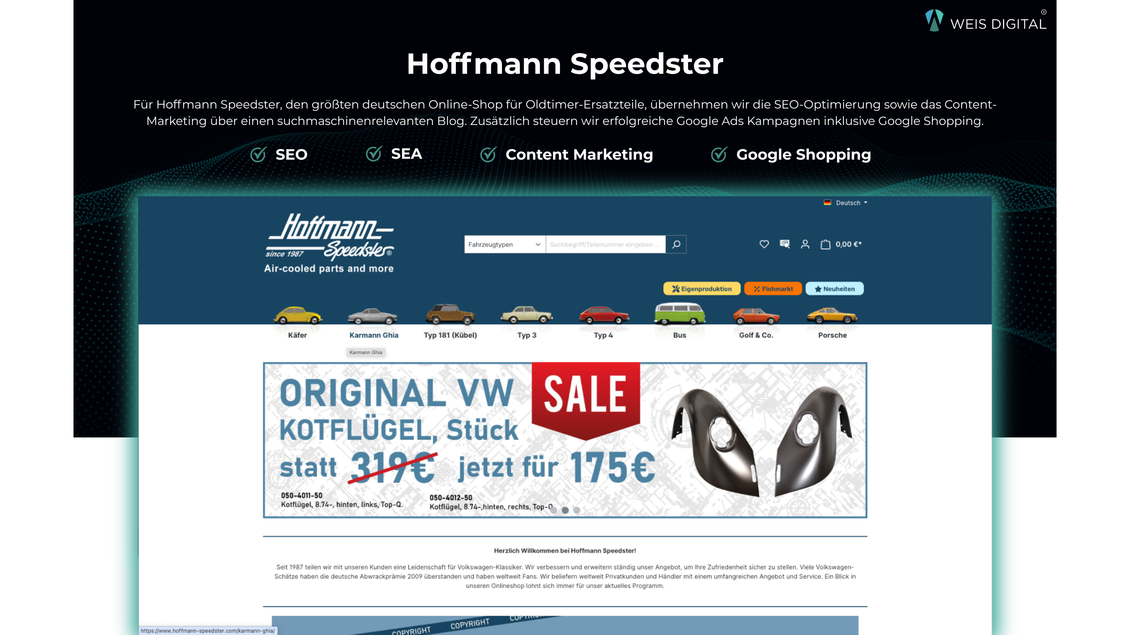 Weis Digital Projekte & Portfolio Screenshot #2