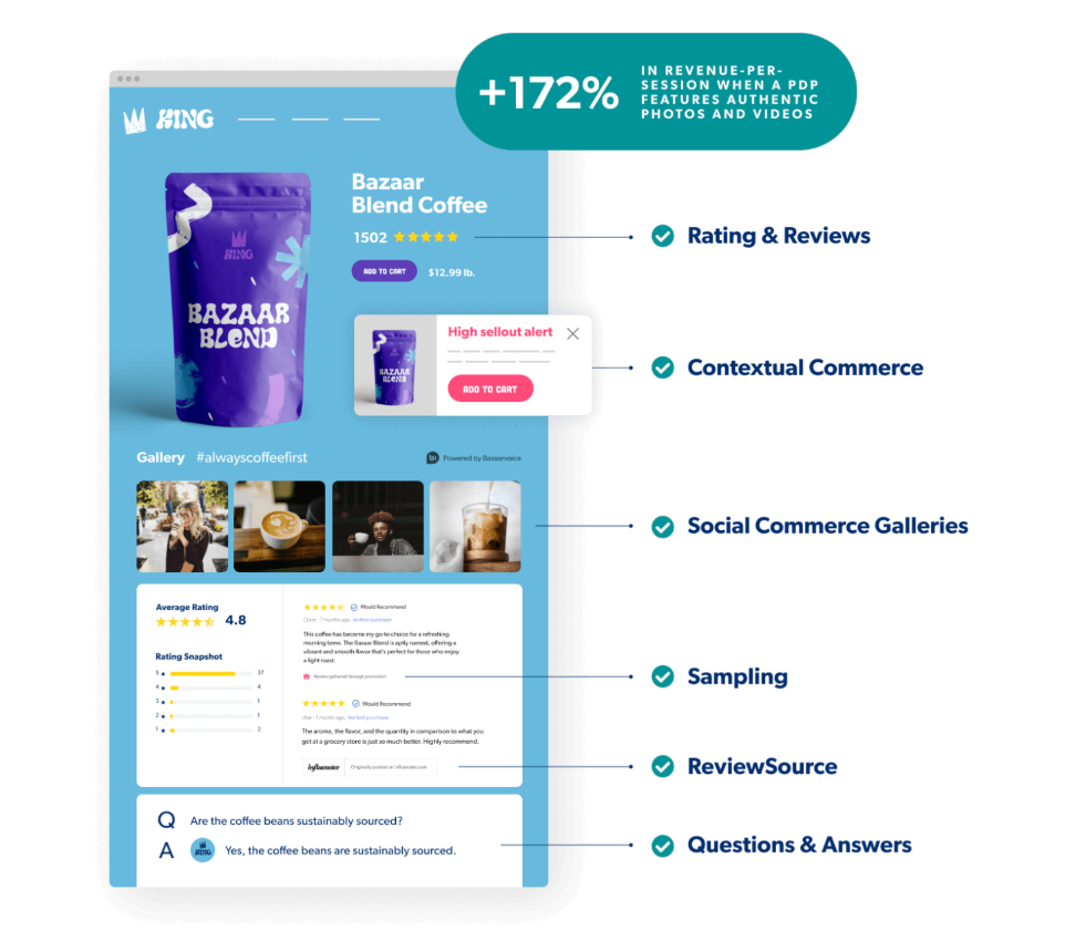 Bazaarvoice Screenshot #0