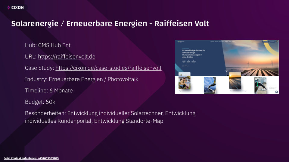 CIXON Projects & Portfolio Screenshot #0