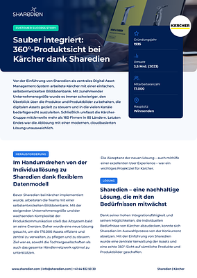 Success Story mit Kärcher