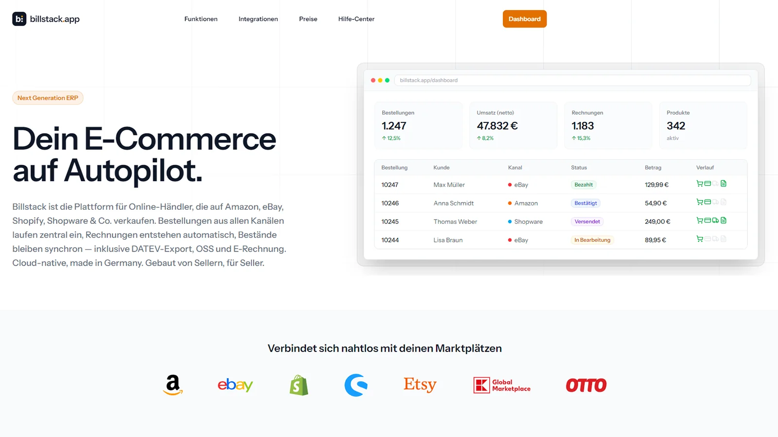 Billstack Screenshot #0