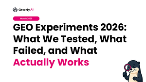 Generative Engine Optimization Experiments